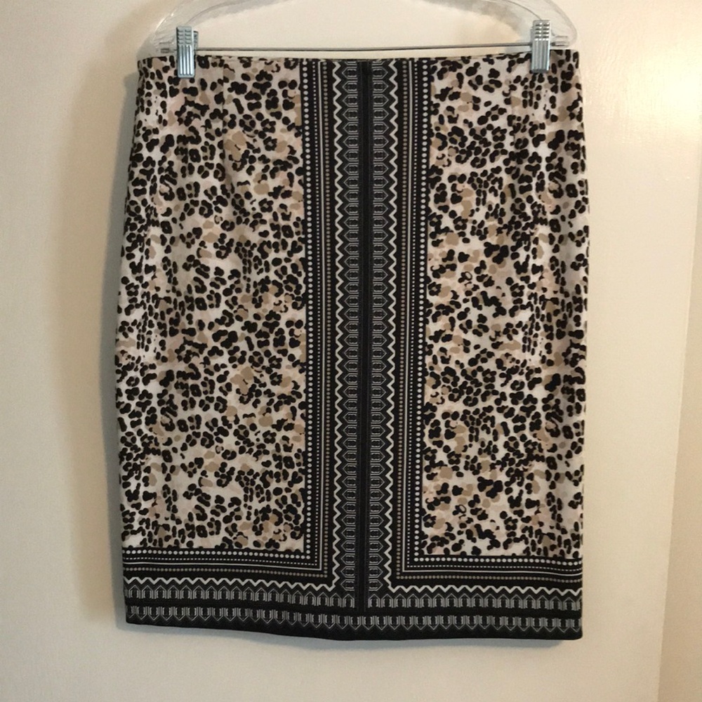 Talbots Leopard Print Skirt